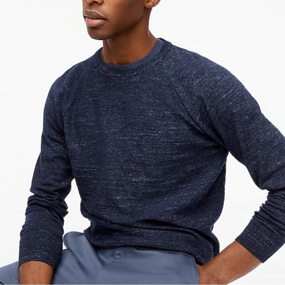 J. Crew‎ Men XL Raglan Budded Crewneck Sweater